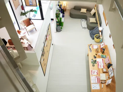 A look across our multi-level centre in Eunos